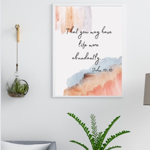Faith Wall Art Bible Verse