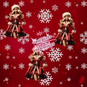 Archivo sin costuras con púas navideñas rojas