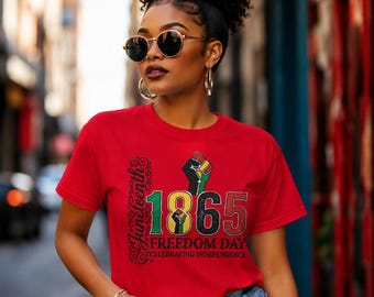 Juneteenth Independence Shirt, Juneteenth Freedom Day T-Shirt, African American Pride Shirt, Black History Tee, Juneteenth Celebration Gift