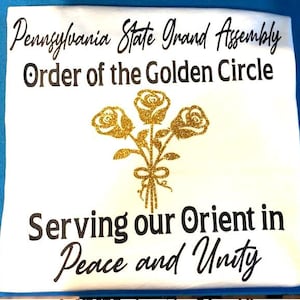 Loyal Lady T-shirt Contest Golden Circle Pennsylvania State Grand Assembly Peace and Unity