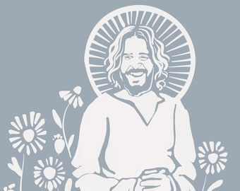 Jesus Smiling Christian Bible Art