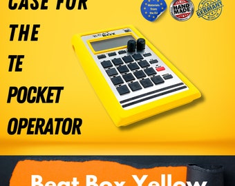 Beat Box yellow case - 3D printed case for the Teenage Engineering Pocket Operator