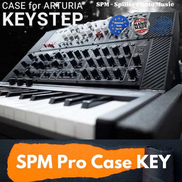 Case for Behringer Desktop Synthesizer - SPM Pro Keystep - Pro-800, Cat, K2, Model D, Neutron, Pro-1, Spring Reverberation 636 und WASP