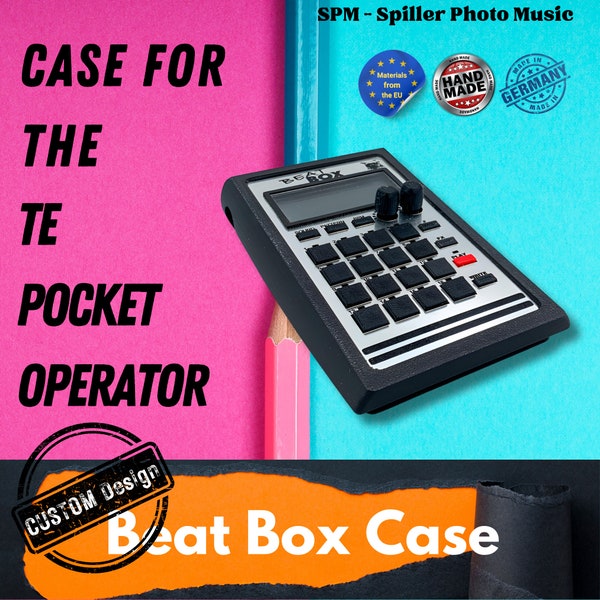 Personalized Pocket Operator Case - Beat Box CUSTOM - 3D printed housing for the Teenage Engineering  PO with custom engravings and colors