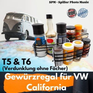 Scatola portaoggetti per console centrale VW T5 T6 T6.1 Bulli Bus  California Camping Vanlife Van antracite -  Italia