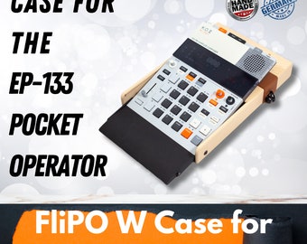 Case for the EP-133 K.O. II - FliPo W - 3D printed case and stand with wrist rest for TE Pocket Operator