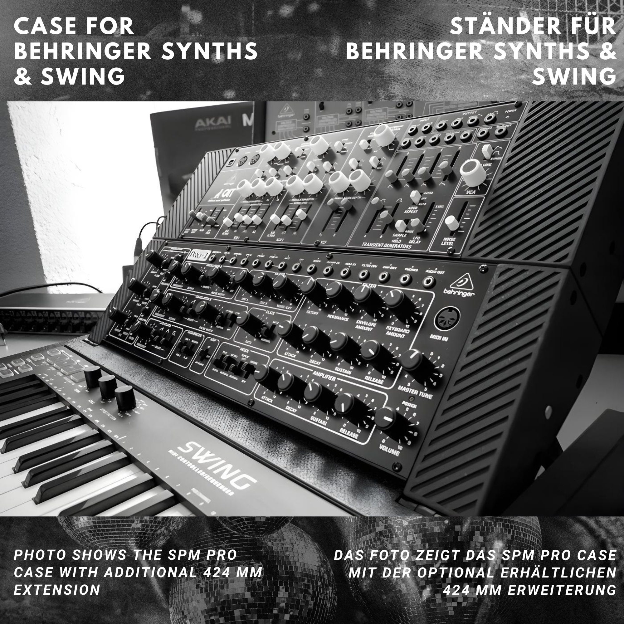 SPM Pro Case Swing for Behringer Desktop Synthesizer Pro-800 SPM Pro Case Swing for Behringer Desktop Synthesizer Pro-800