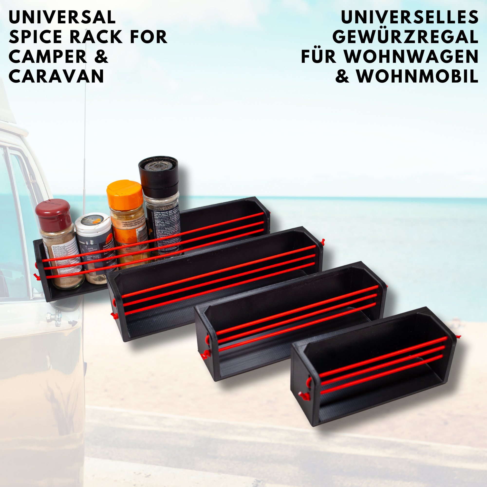 Universal Spice Rack for Camper Caravan Available in Different Sizes and Colors Etsy
