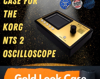Korg NTS-2 Oscilloscope: 3D printed case GOLD EDITION