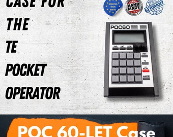 POC60-LET - 3D gedrucktes Gehäuse für Teenage Engineering Pocket Operators mit Beschriftung