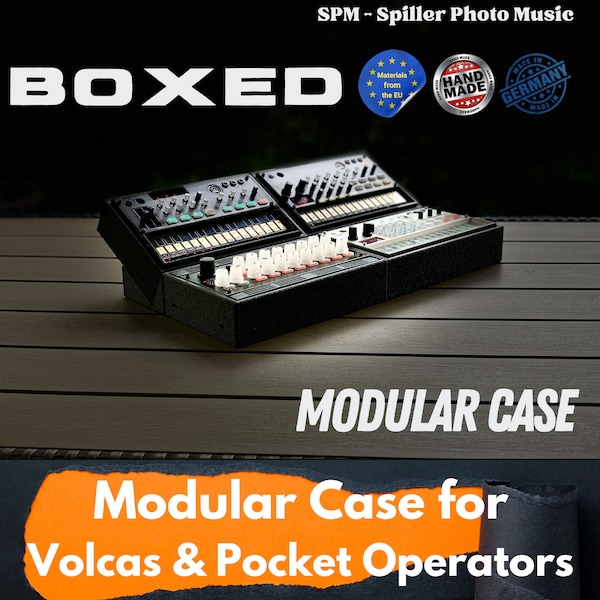 Boxed - Modular case for Korg Volca, TE Pocket Operators and more