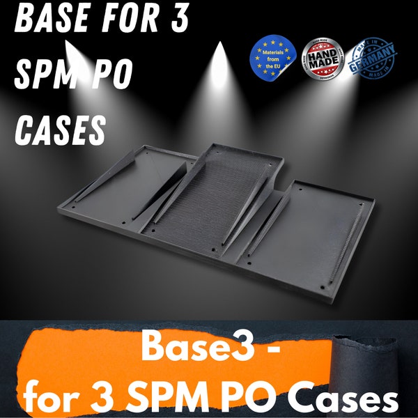 Base3 - Baseplate for 3 Pocket Operator cases