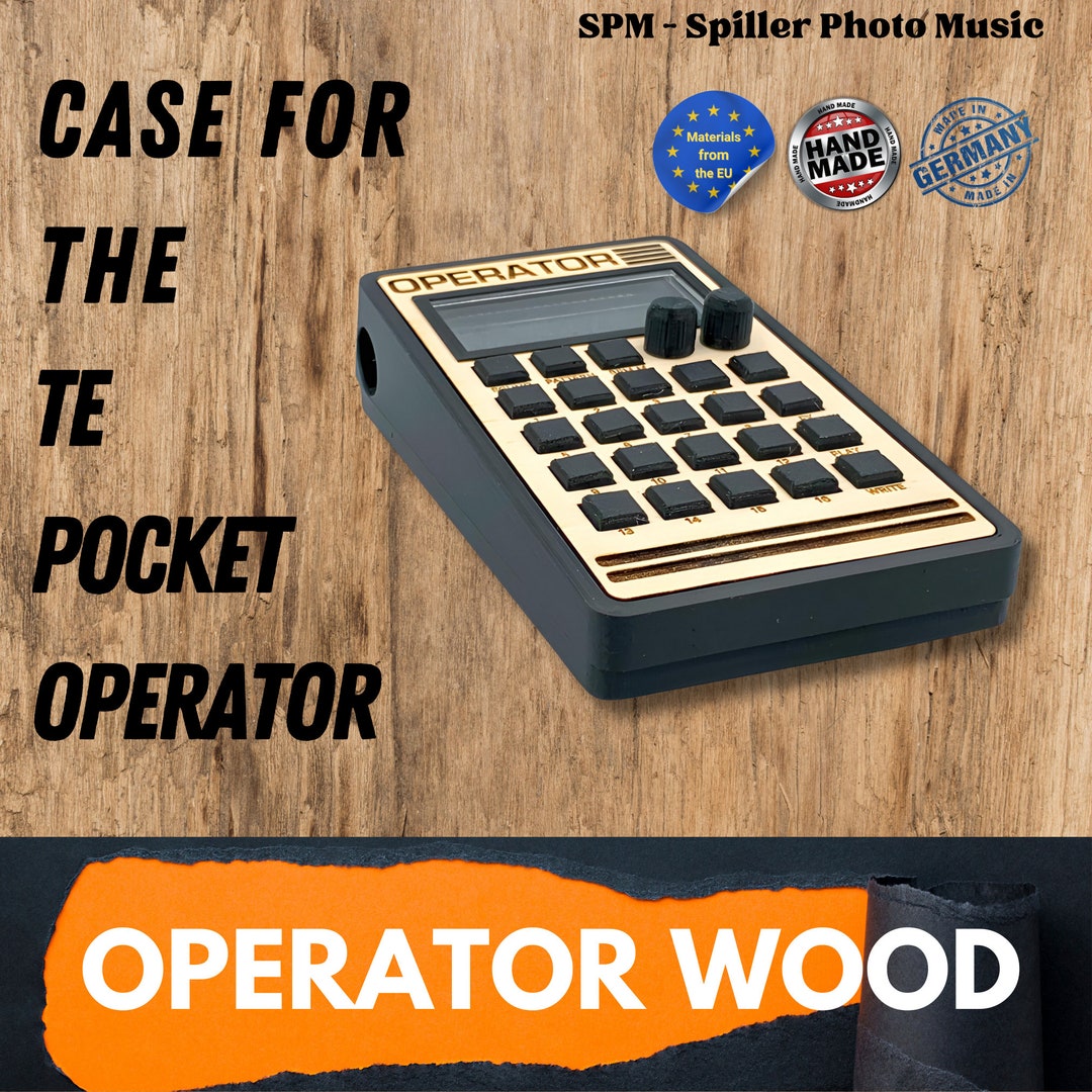 Pocket Operator Case OPERATOR WOOD 3D Printed Case for the Teenage