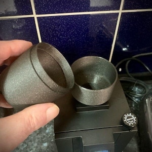 Eureka Mignon コーヒーグラインダー用の 3D プリントされた 1 回分の容器