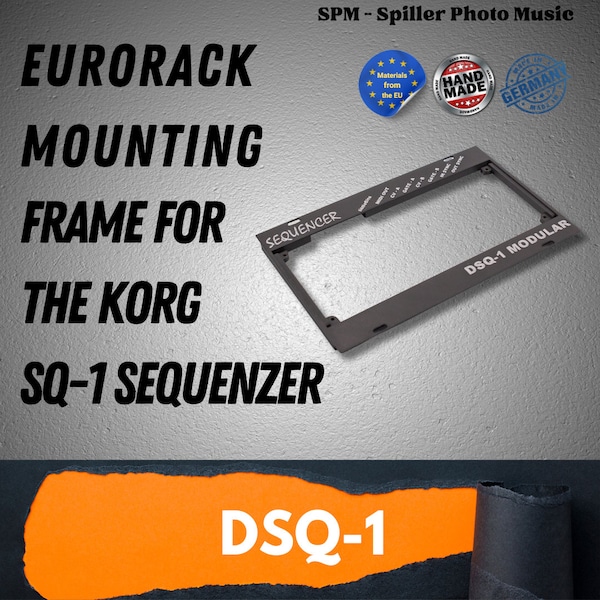 DSQ-1 - Eurorack mounting frame for Korg SQ-1 sequencer