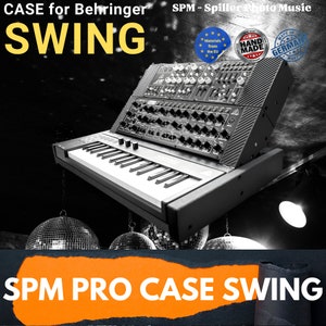SPM Pro Case Swing for Behringer Desktop Synthesizer Pro-800, Cat, K2, Model D, Neutron, Pro-1 und WASP Deluxe