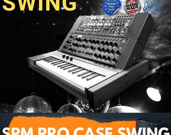 SPM Pro Case Swing for Behringer Desktop Synthesizer Pro-800, Cat, K2, Model D, Neutron, Pro-1 und WASP Deluxe