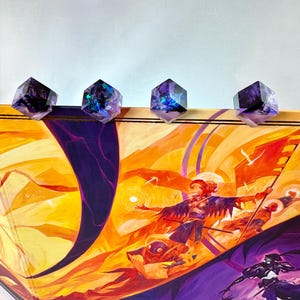 Handmade Resin Tracking Tokens for GM Screens - Daggerheart Fear Tracker