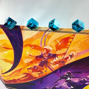 Handmade Resin Tracking Tokens for GM Screens - Daggerheart Fear Tracker