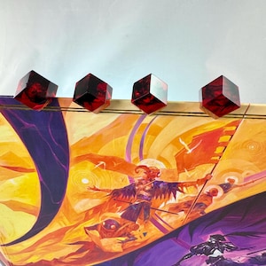 Handmade Resin Tracking Tokens for GM Screens - Daggerheart Fear Tracker