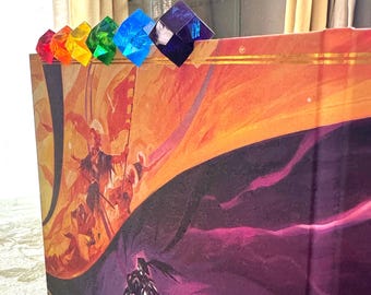 Handmade Rainbow Tracking Tokens for GM Screens - Daggerheart Fear Tracker