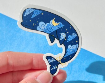 Beluga Whale Sticker, beluga sticker, beluga decal, laptop sticker, water bottle sticker, marine animal sticker, ocean gifts cute stickers,