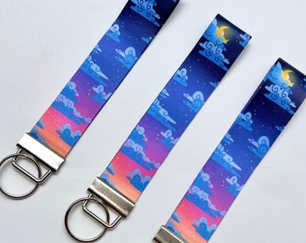 Cordón, cordón de muñeca, llavero de pulsera, llavero, llavero de muñeca, cordón, cordón corto, llavero, cordón de estrella, llavero, pulsera
