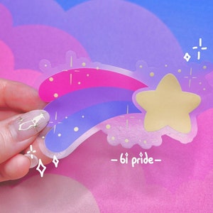 Sticker fierté bi, sticker drapeau Bi, sticker fierté, sticker LGBTQ, sticker bisexuel, sticker bi, sticker drapeau Bi, cadeaux LGBTQ, sticker fierté