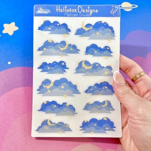 Sticker sheet, Clear sticker sheet, sticker sheet cute, sticker sheet journal, sticker sheet planner, cute stickers, waterproof sticker