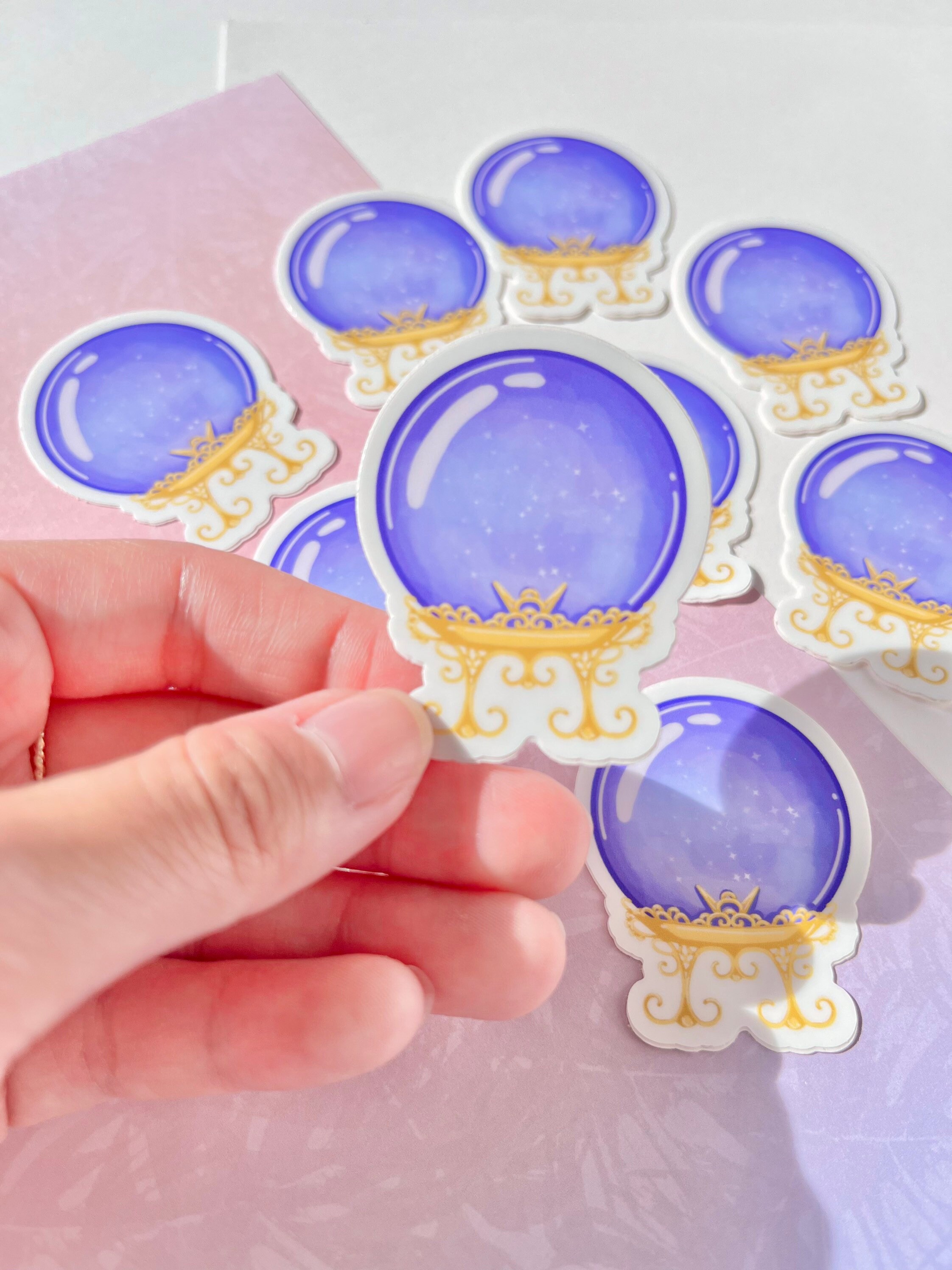 Magic Ball Sticker Crystal Ball Sticker, Magical Sticker, Magic Sticker, Crystal Ball ...