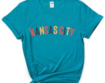 Kansas City T-Shirt: Unisex Vintage Style, State Pride