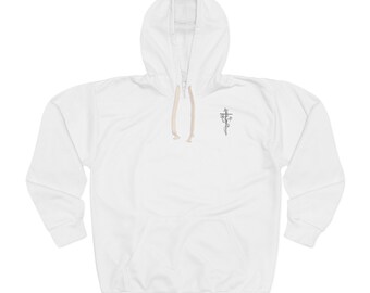 Unisex cross hoodie