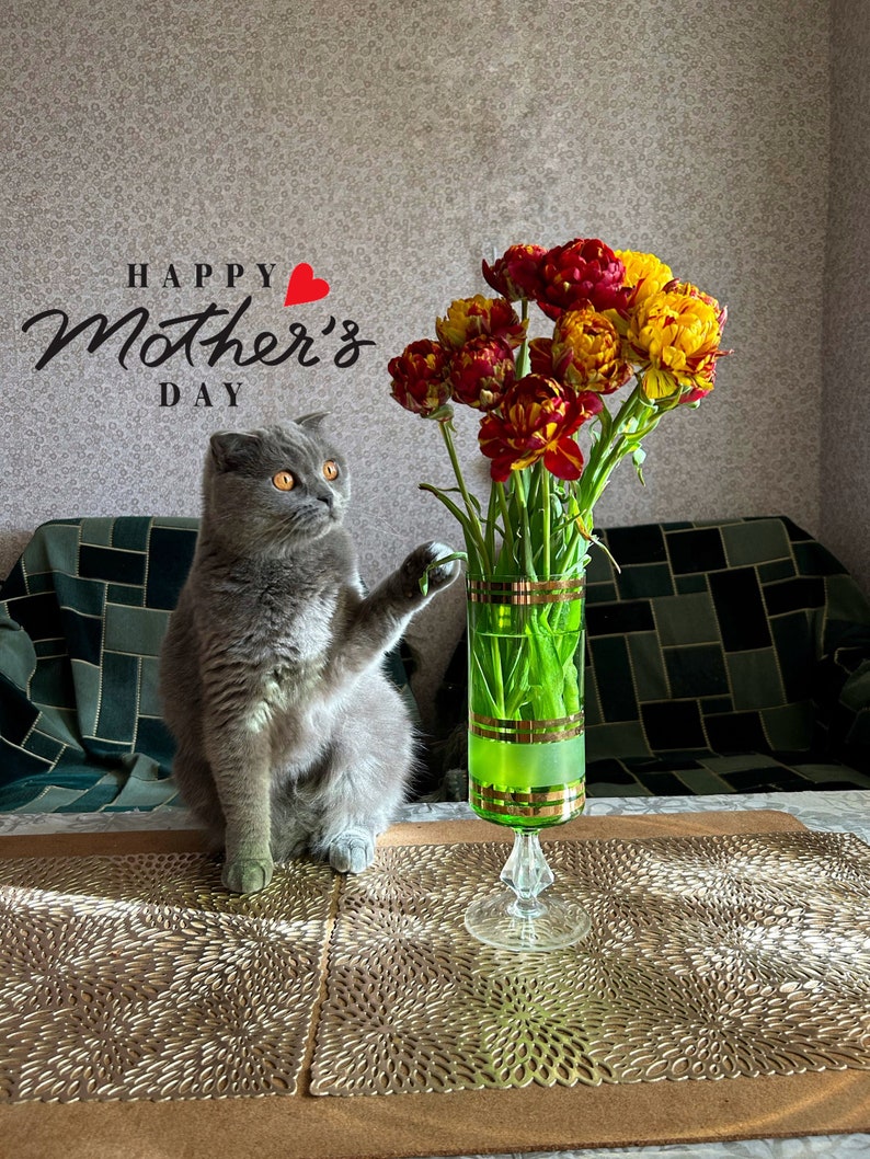 mother's day Digital file Download Ukrainian Postcard image 1