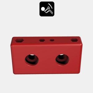Allan Wrench Key Tool Holder for Sim Racing Rig Aluminum Profile