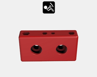 Allan Wrench Key Tool Holder for Sim Racing Rig Aluminum Profile