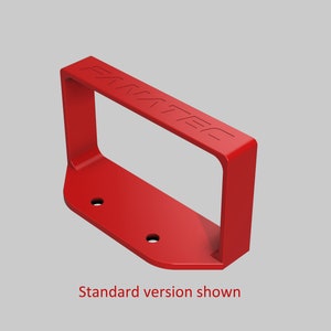 May include: Red plastic handle with the word "REMARKABLE" embossed on the top. The handle has two holes on the bottom.