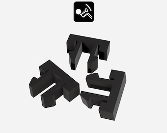 Wire clip cover for 8020 aluminum profile sim racing rig