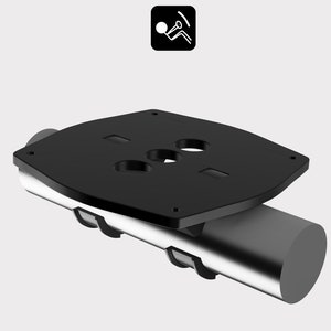 Bass Shaker Tube / Cylinder Mount - Dayton BST-1, BST-2, 300EX, Aurasound - Trak Racer TR8, Playseat Trophy