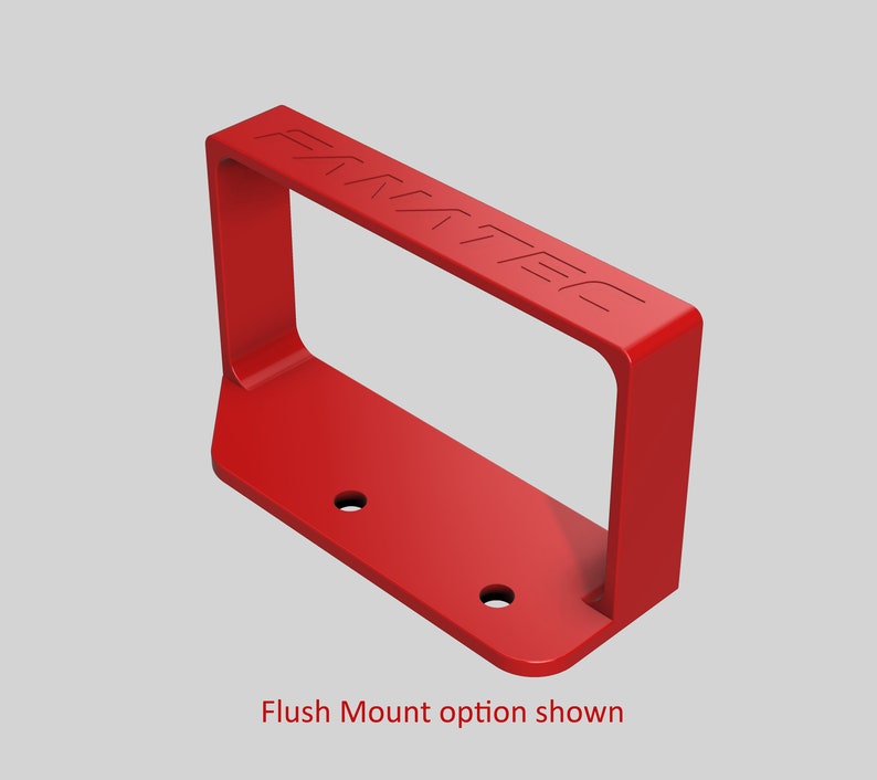 May include: Red metal bracket with the word "RAMTEC" embossed on the side. The bracket has two holes for mounting.