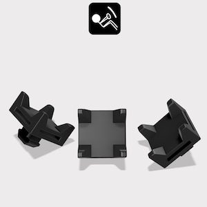 Wire cable tie down clip for 8020 aluminum profile