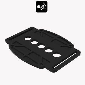 Adjustable Bass Shaker Sim Racing Mount - Dayton Audio BST-1