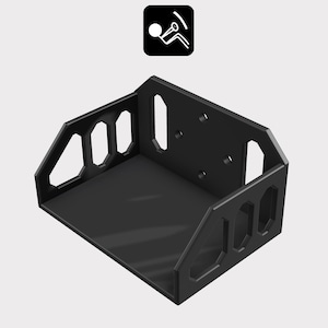 SIM レーシング リグ用アクセサリ アイテム シェルフ - アルミニウム プロファイル