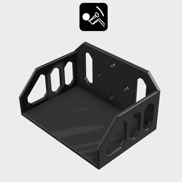 Accessory Item Shelf for Sim Racing Rig - Aluminum Profile