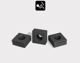 Velcro cable tie hold down clip for 8020 aluminum profile