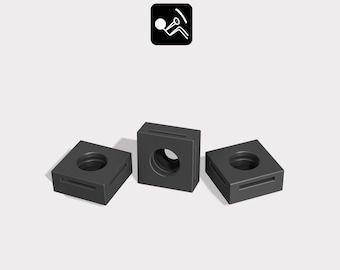 Wire hold down strap tie for 8020 aluminum profile