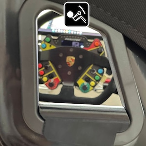 Seatbelt slider / roller leveling clip for sim racing