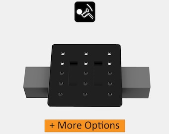 Square Tube Mounting Adapter for 8020 aluminum profile accessories