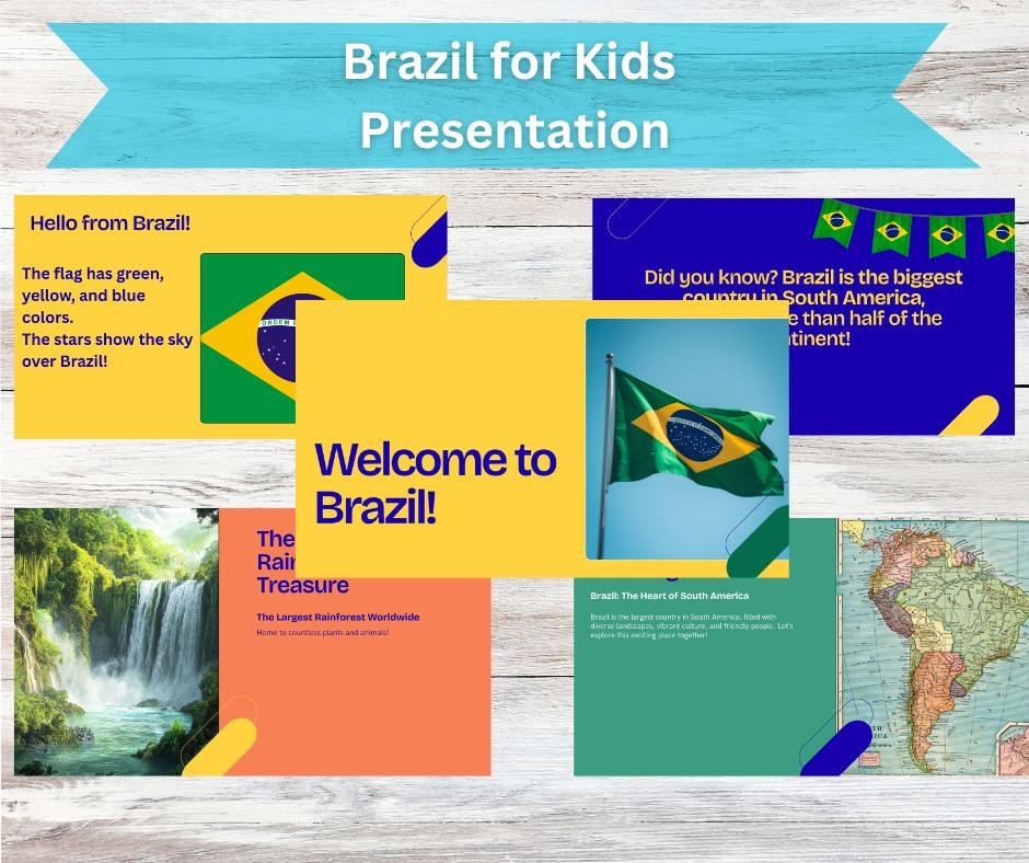 Brazil Country Study Powerpoint for Kids – Elementary Geography (16 ...