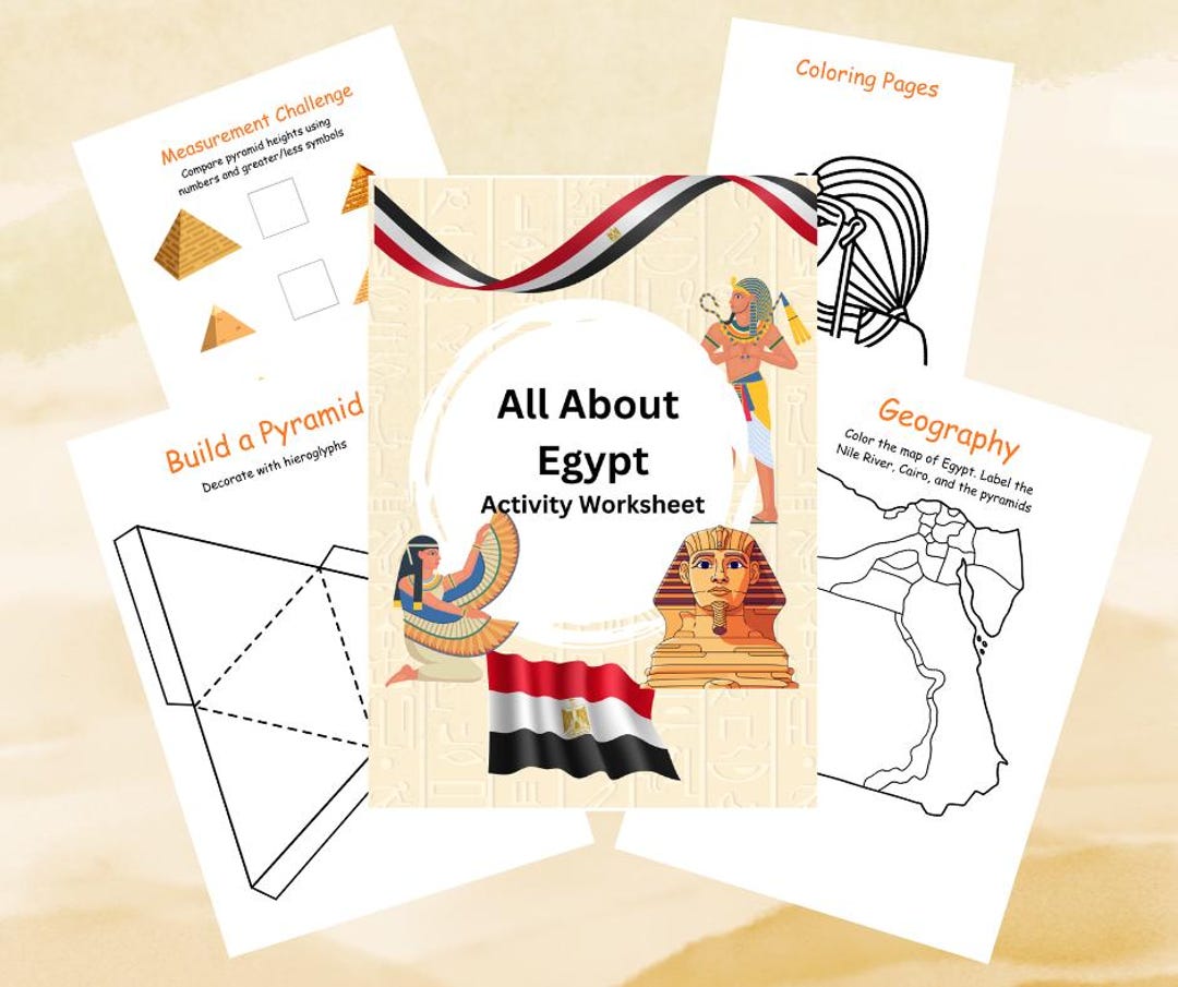 All About Egypt Activity Pack | Ancient Egypt Worksheets for Kids ...