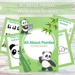 All About Pandas | Printable Activity Pages for Early Learners